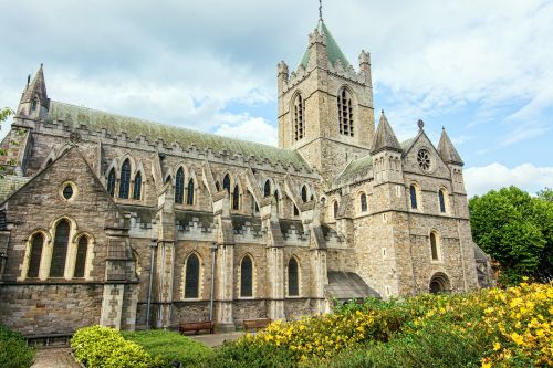 Dublín la catedral de la iglesia de cristo